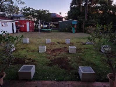 Concrete slab and foundation preparation for tiny home installation